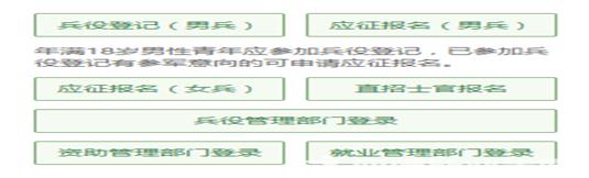 全国征兵网兵役报名入口